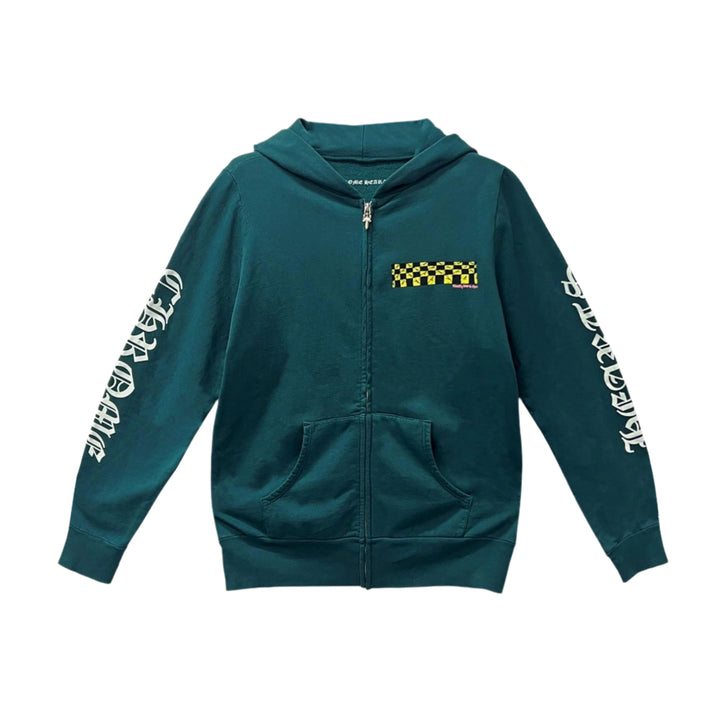 Chrome Hearts Matty Boy Limited Edition Green ANTI DOTE Zip Up Hoodie - SHENGLI ROAD MARKET