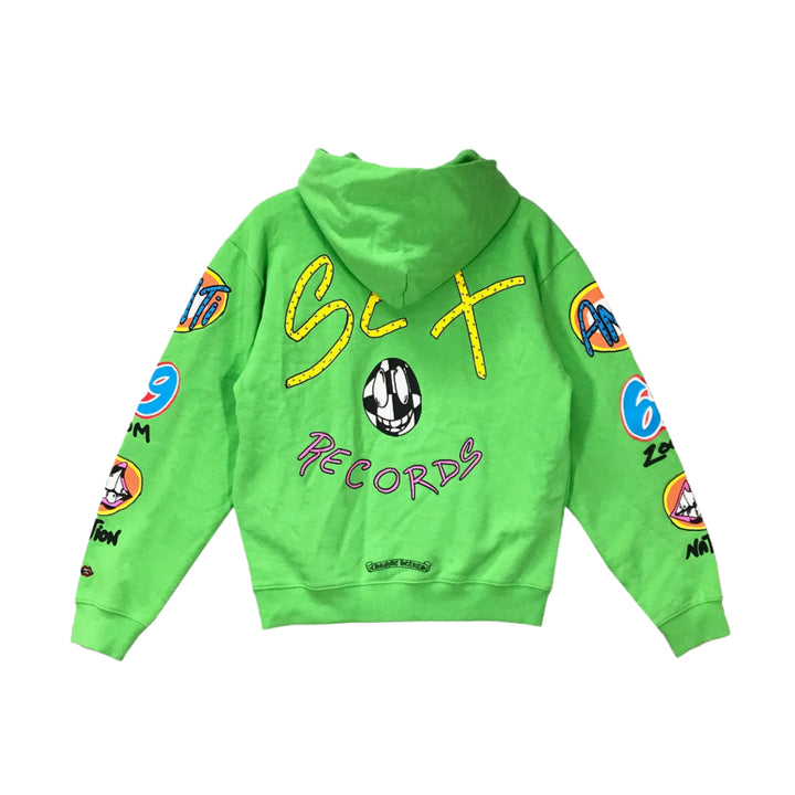 Chrome Hearts Matty Boy Limited Sex Record Green Hoodie - SHENGLI ROAD MARKET