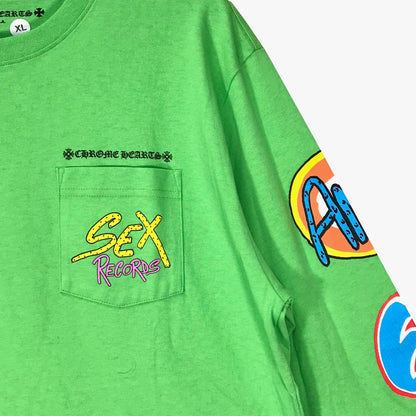 Chrome Hearts Matty Boy Limited Sex Record Green Long Sleeve T-shirt - SHENGLI ROAD MARKET