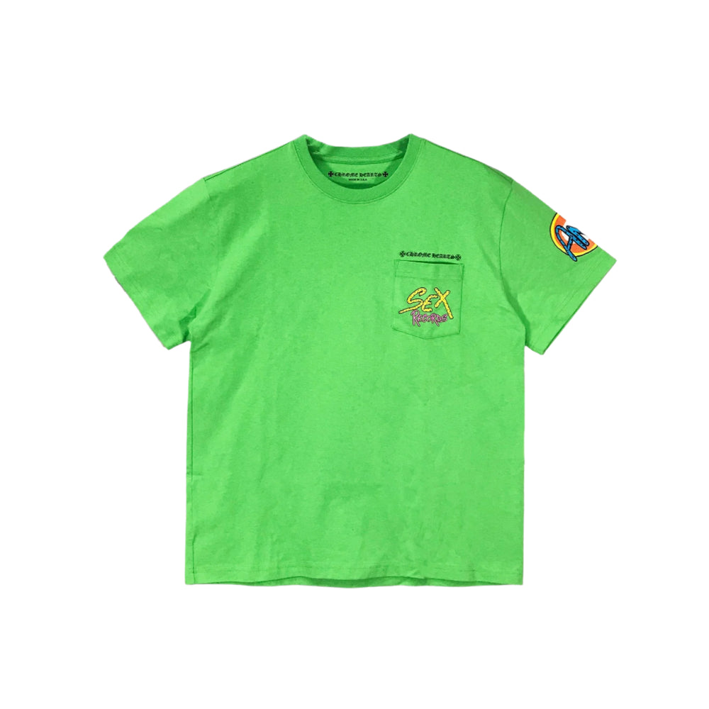Chrome Hearts Matty Boy Limited Sex Record Green T-shirt - SHENGLI ROAD MARKET