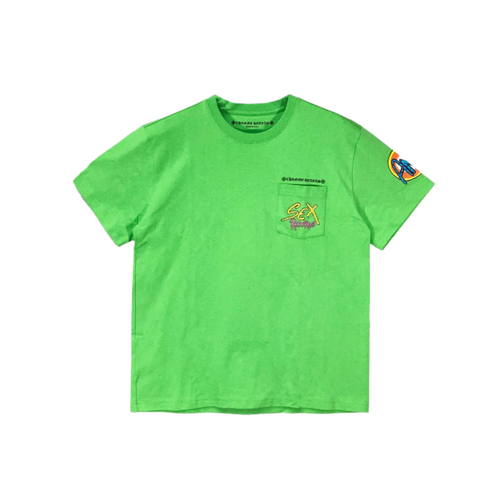Chrome Hearts Matty Boy Limited Sex Record Green T-shirt - SHENGLI ROAD MARKET
