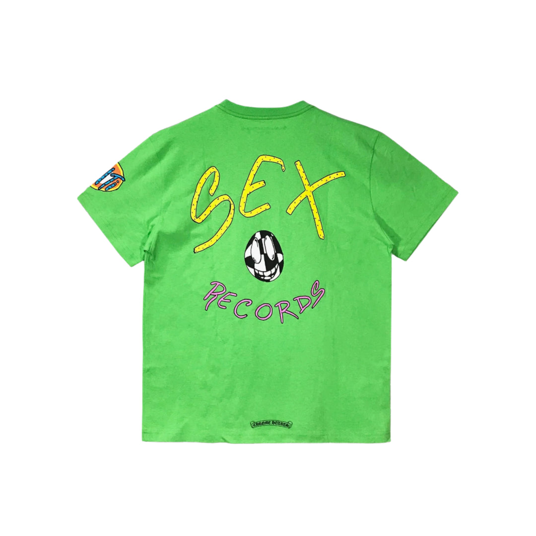Chrome Hearts Matty Boy Limited Sex Record Green T-shirt - SHENGLI ROAD MARKET