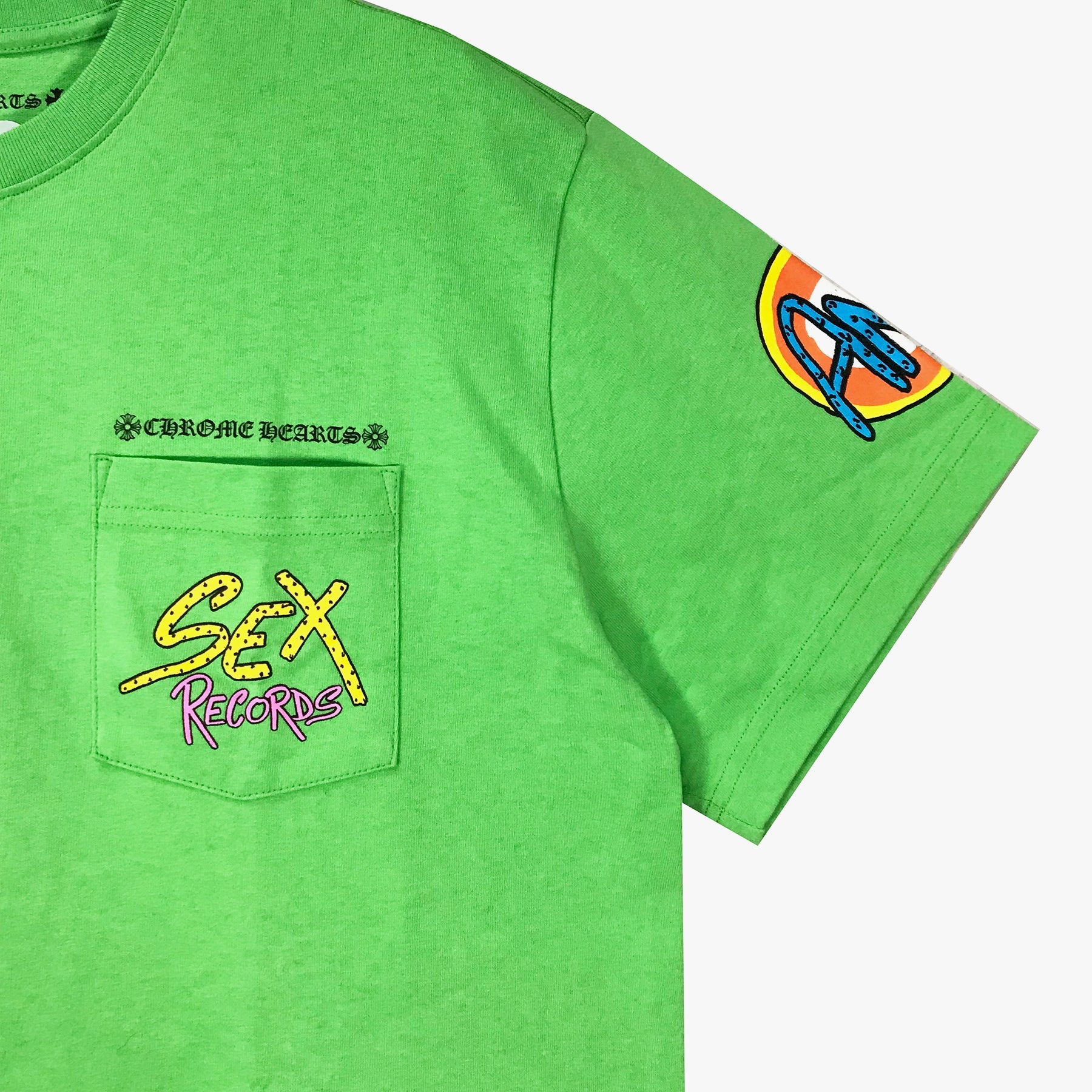 Chrome Hearts Matty Boy Limited Sex Record Green T-shirt