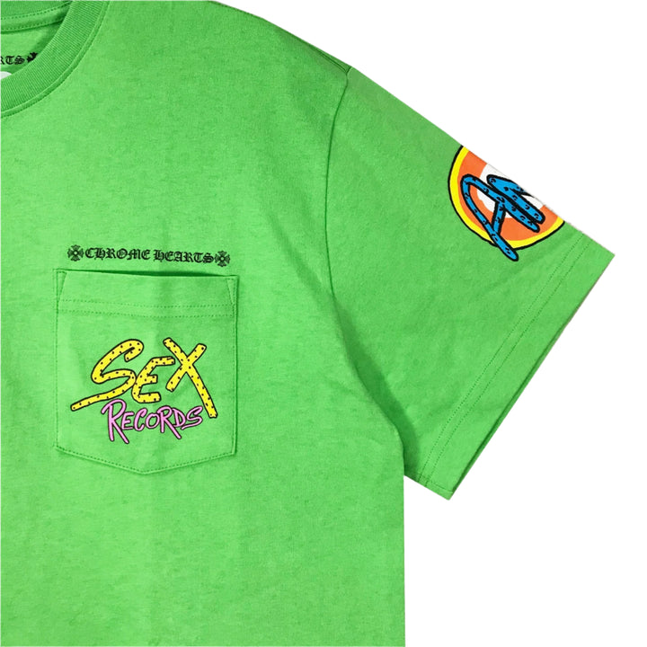 Chrome Hearts Matty Boy Limited Sex Record Green T-shirt - SHENGLI ROAD MARKET