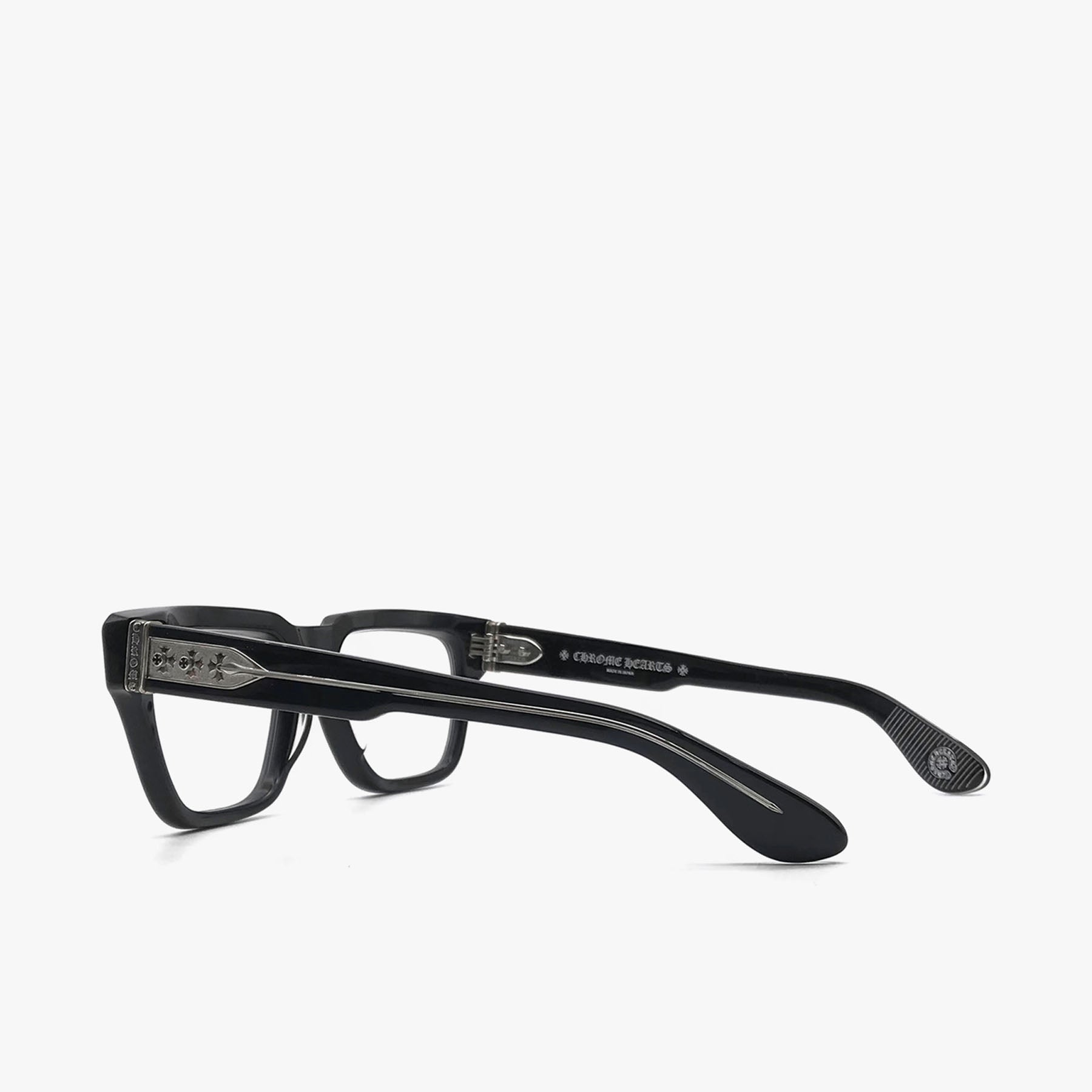 Chrome Hearts Midixathrill I BK Black & Silver Glasses Frame - SHENGLI ROAD MARKET