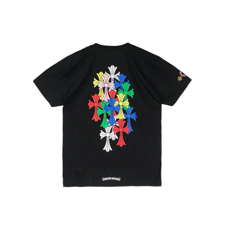 Chrome Hearts Multi Color Cross Logo Short Sleeve T-shirt - SHENGLI ROAD MARKET