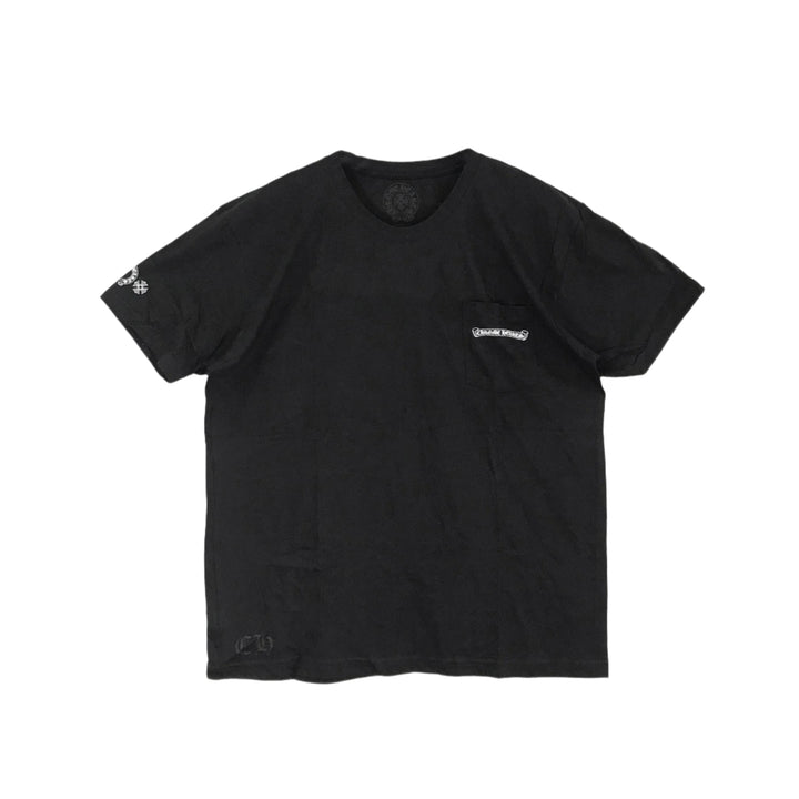 Chrome Hearts Multi Color Cross Scroll Logo Short Sleeve T-shirt - SHENGLI ROAD MARKET
