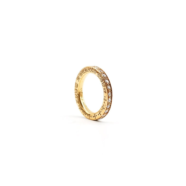 Chrome Hearts NTFL 22K Gold Diamonds Ring - SHENGLI ROAD MARKET