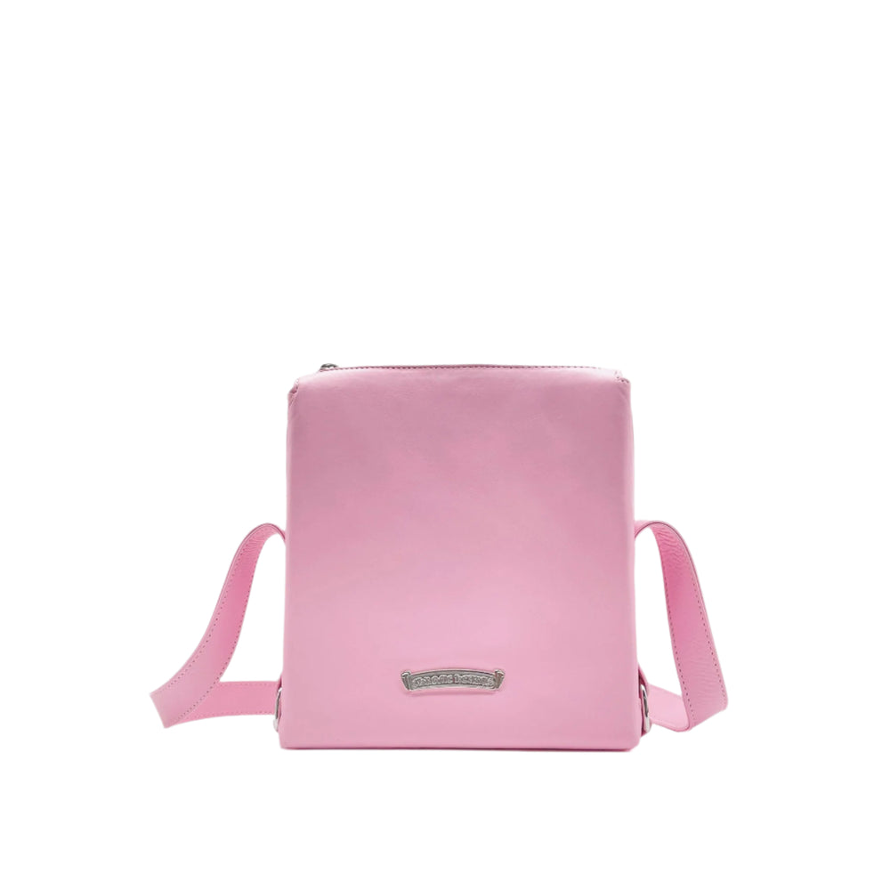 Chrome Hearts Paris Exclusive Baby Pink Leather Dagger Crossbody Messenger Bag - SHENGLI ROAD MARKET