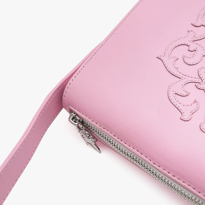 Chrome Hearts Paris Exclusive Baby Pink Leather Dagger Crossbody Messenger Bag - SHENGLI ROAD MARKET