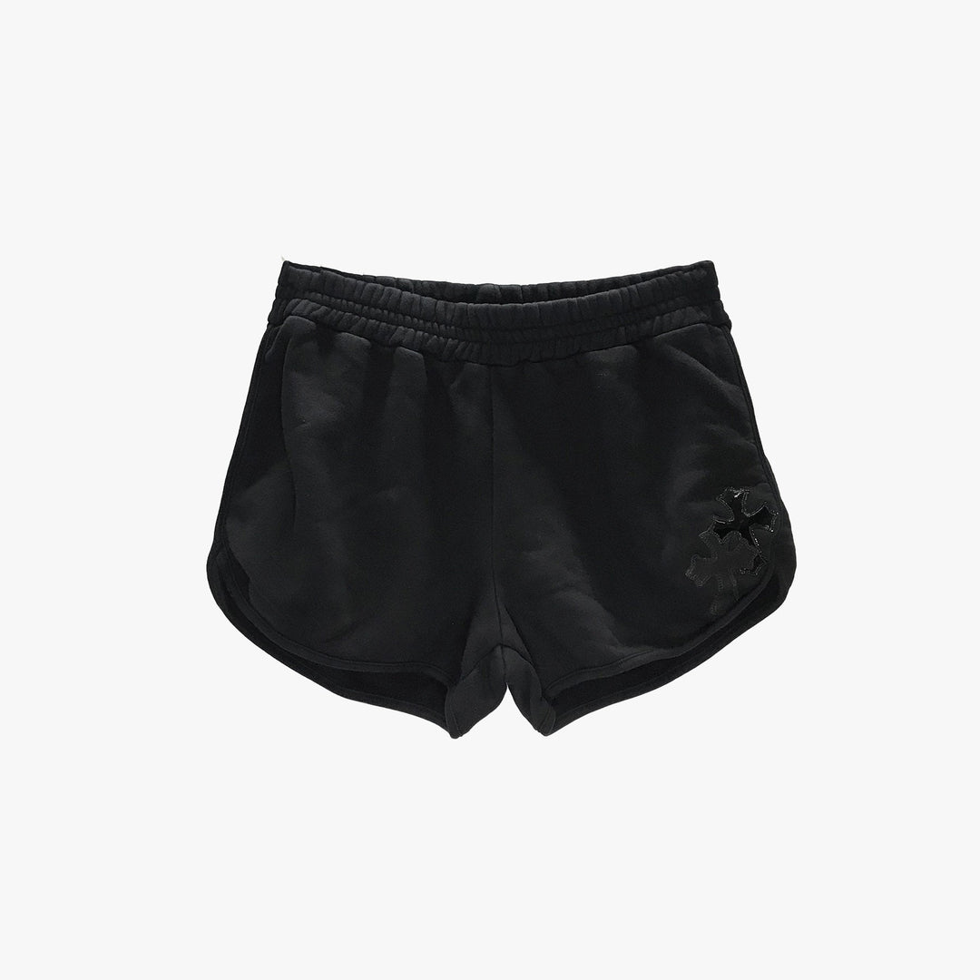 Chrome Hearts Patent Leather Cross Patch Logo Shorts - SHENGLI ROAD MARKET