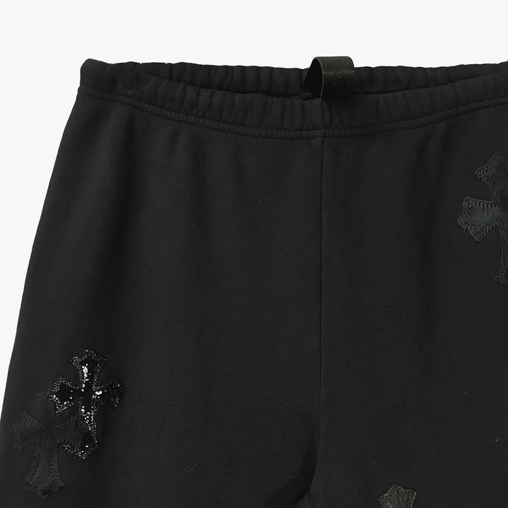 Chrome Hearts Patent Leather Cross Sweatpants - SHENGLI ROAD MARKET