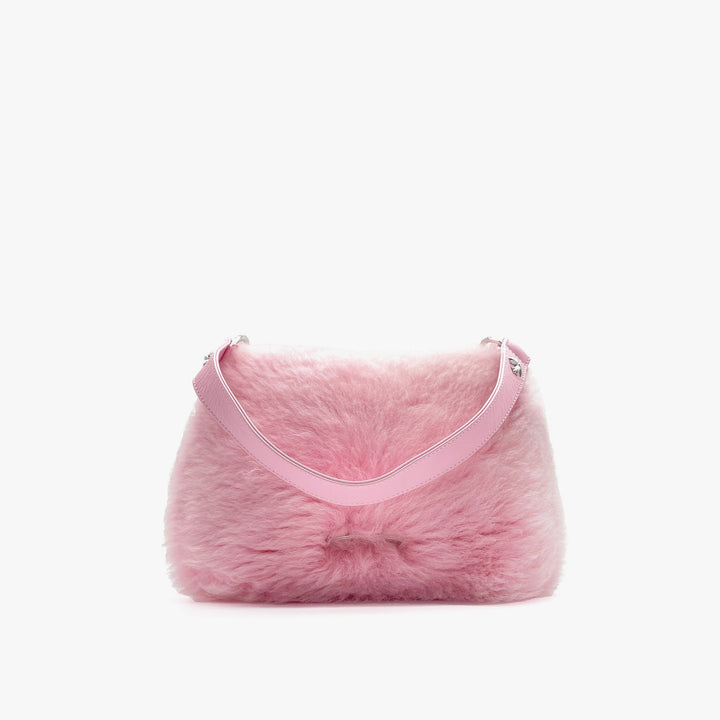 Chrome Hearts Pink Fur Silver Dagger Nugget Bag - SHENGLI ROAD MARKET