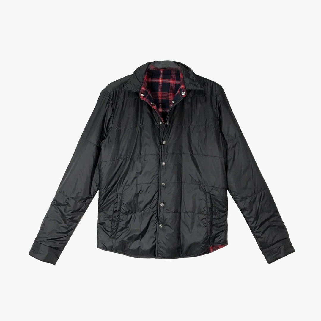 Chrome Hearts Red Plaid Reversible Quilted Jacket - SHENGLI ROAD MARKET