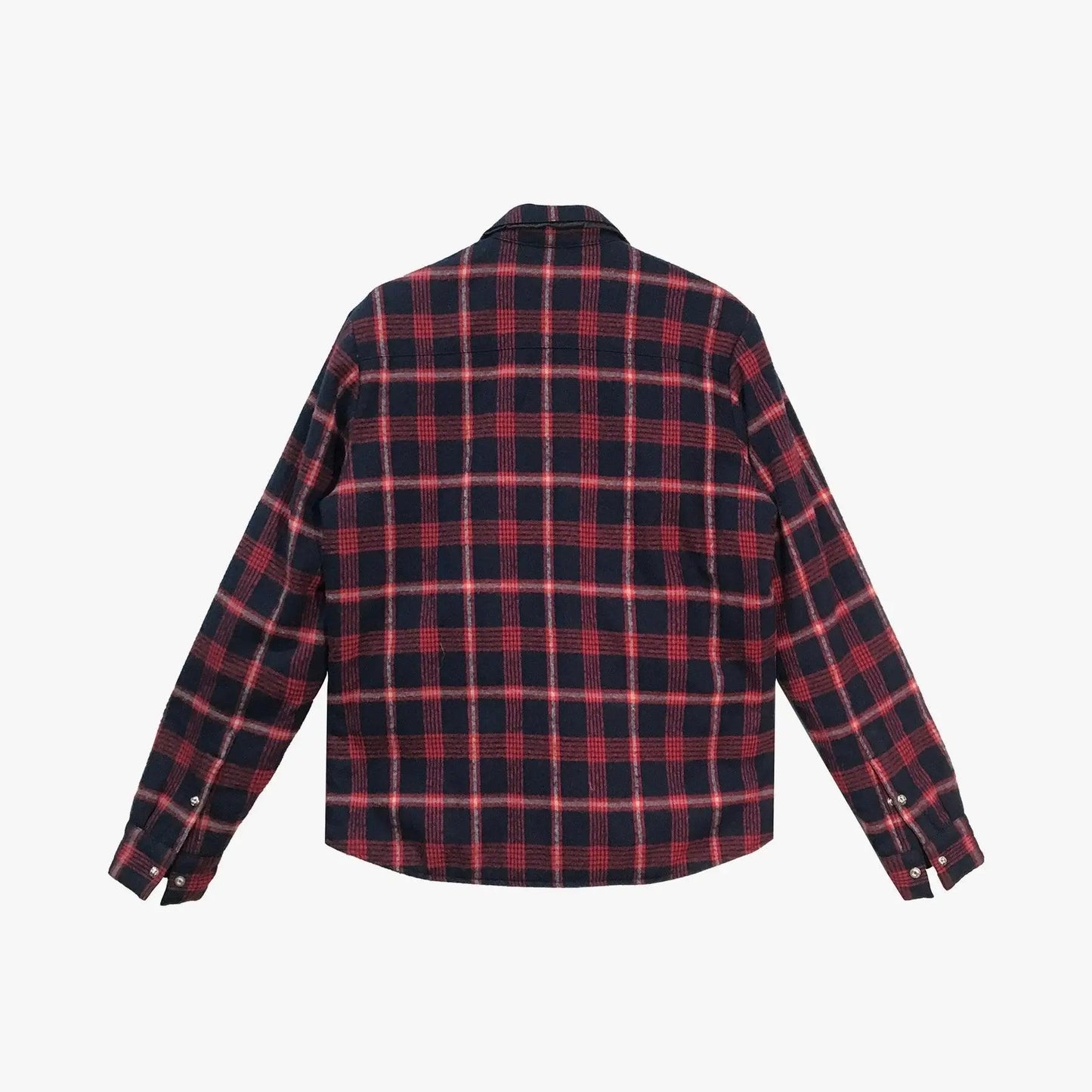 Chrome Hearts Red Plaid Reversible Quilted Jacket - SHENGLI ROAD MARKET