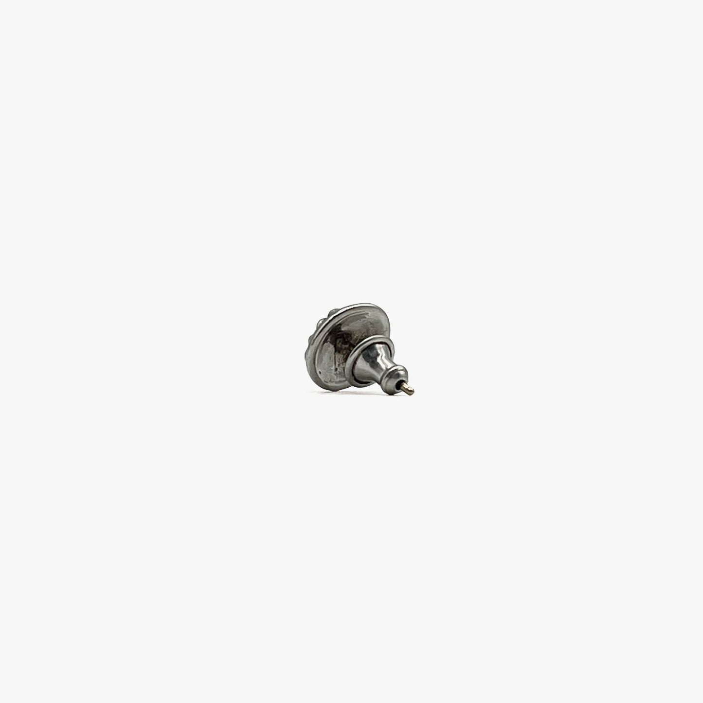 Chrome Hearts Round Cross Silver Earring Ear Stud - SHENGLI ROAD MARKET
