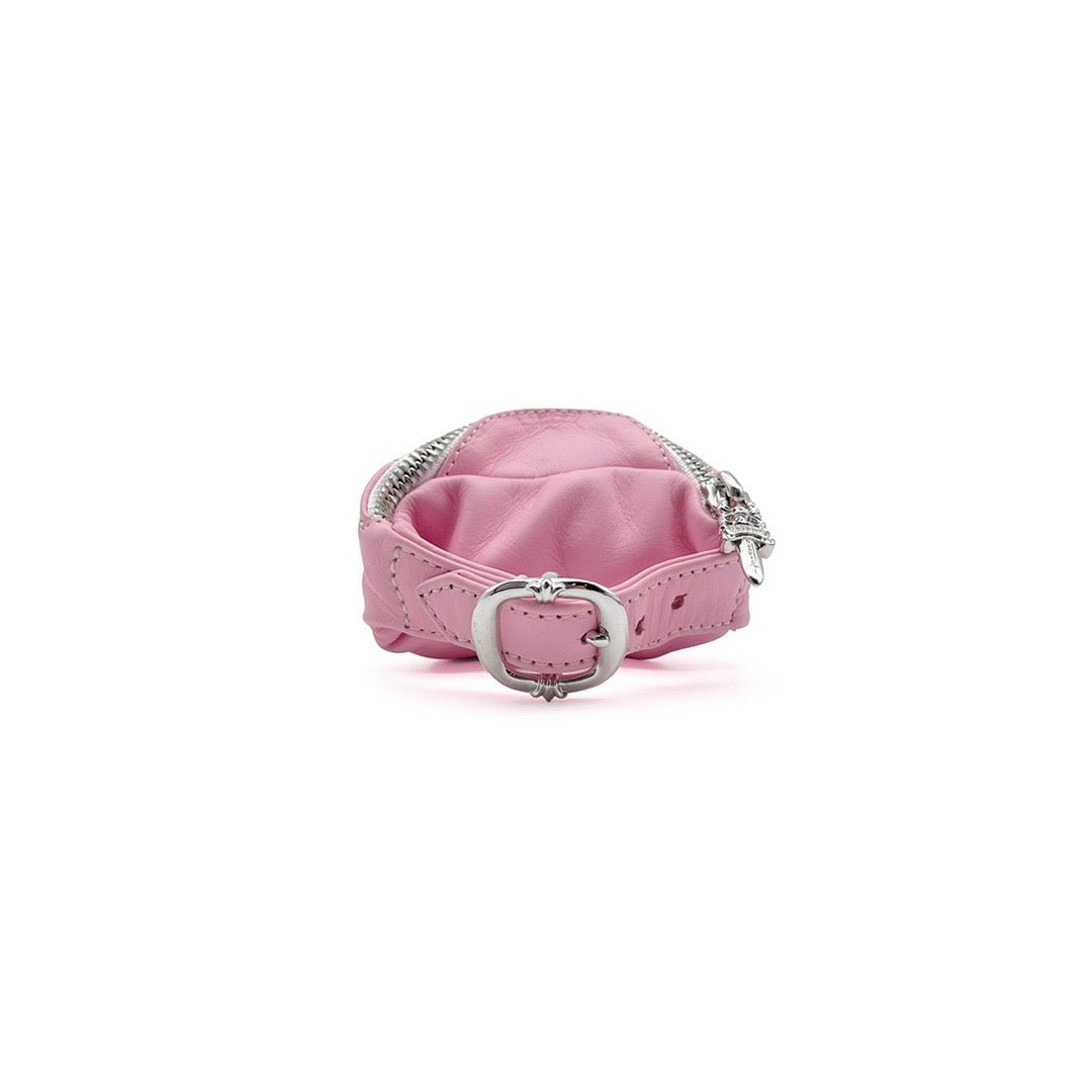 Chrome Hearts Sakura Pink Silver Scroll Wrist Bag - SHENGLI ROAD MARKET