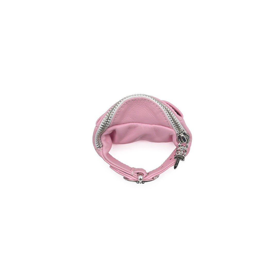 Chrome Hearts Sakura Pink Silver Scroll Wrist Bag - SHENGLI ROAD MARKET