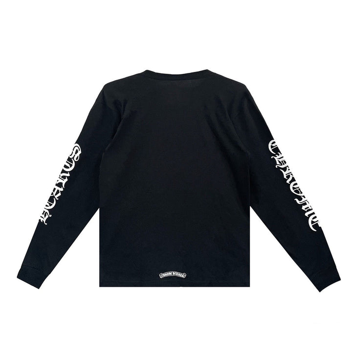 Chrome Hearts Script Collar Logo Long sleeve Tee - SHENGLI ROAD MARKET