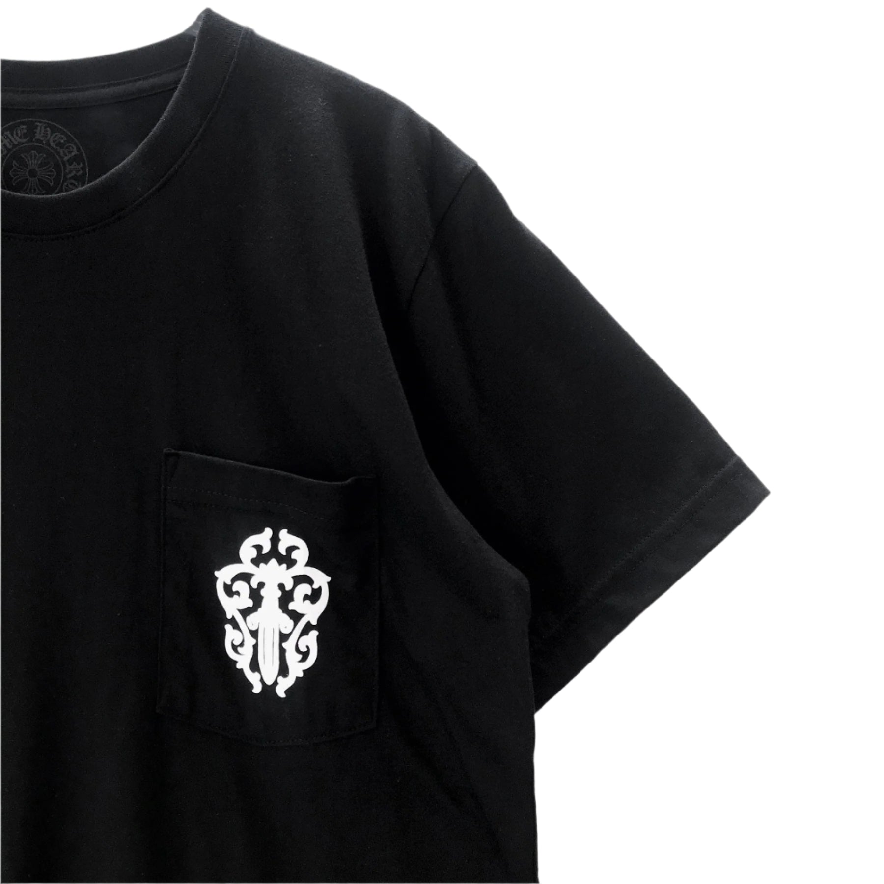 CHROME HEARTS◆スクリプトレター ロゴ Tシャツ ブラック CHROME HEARTS◇スクリプトレター ロゴ Tシャツ ブラック