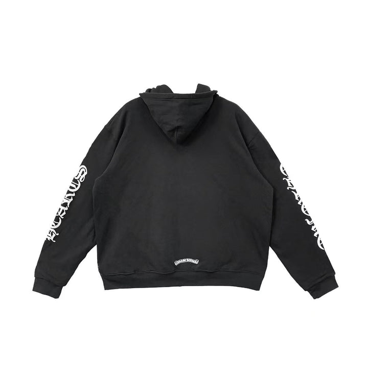 Chrome Hearts Script Logo Classic Zip Up Hoodie - SHENGLI ROAD MARKET