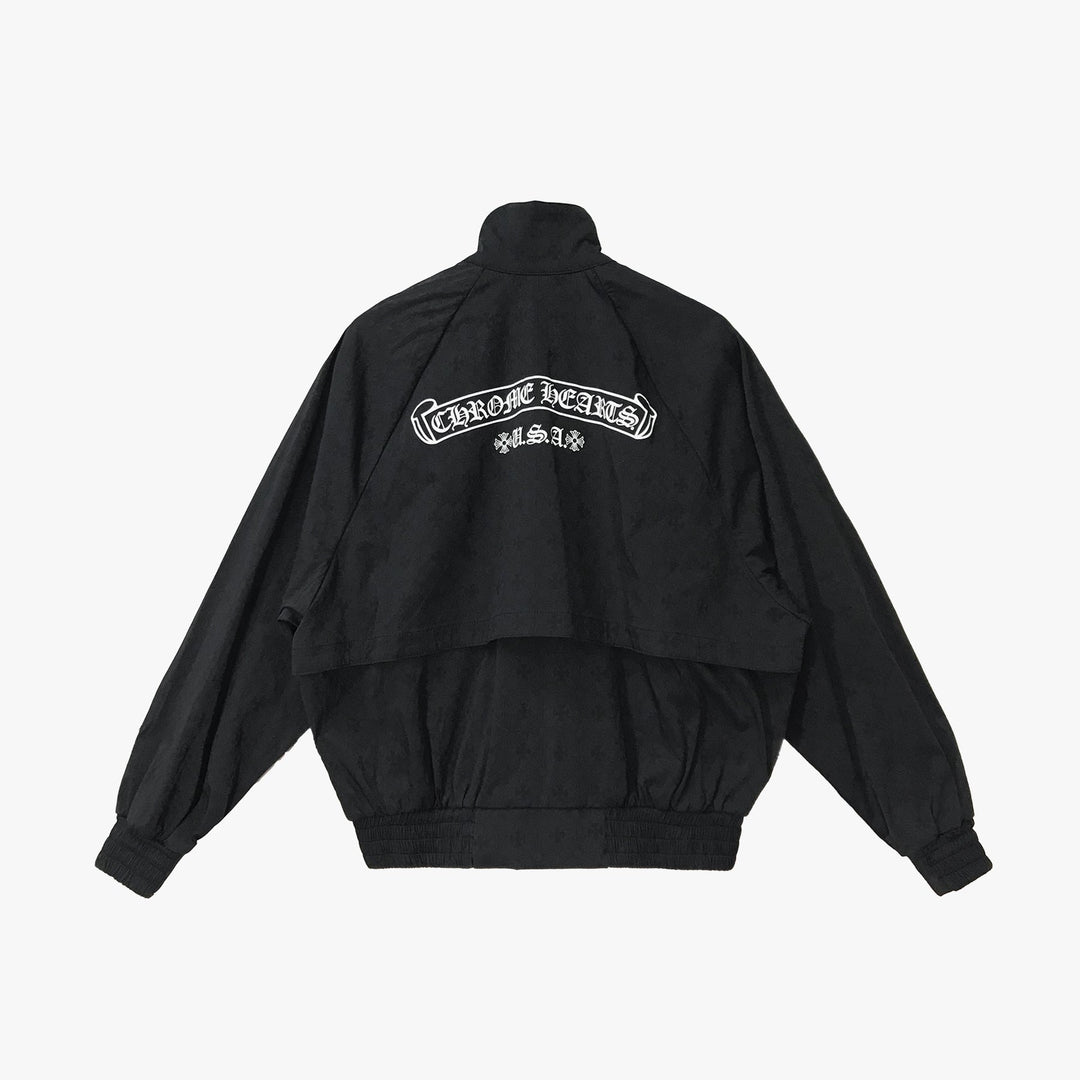 Chrome Hearts Scroll Script Cross Logo Light Outdoor Jacket - SHENGLI ROAD MARKET