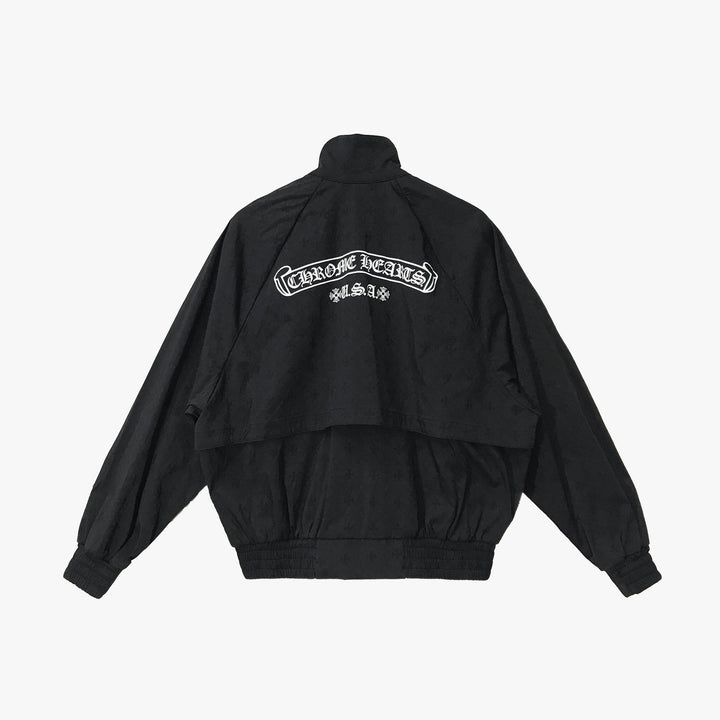 Chrome Hearts Scroll Script Cross Logo Light Outdoor Jacket - SHENGLI ROAD MARKET