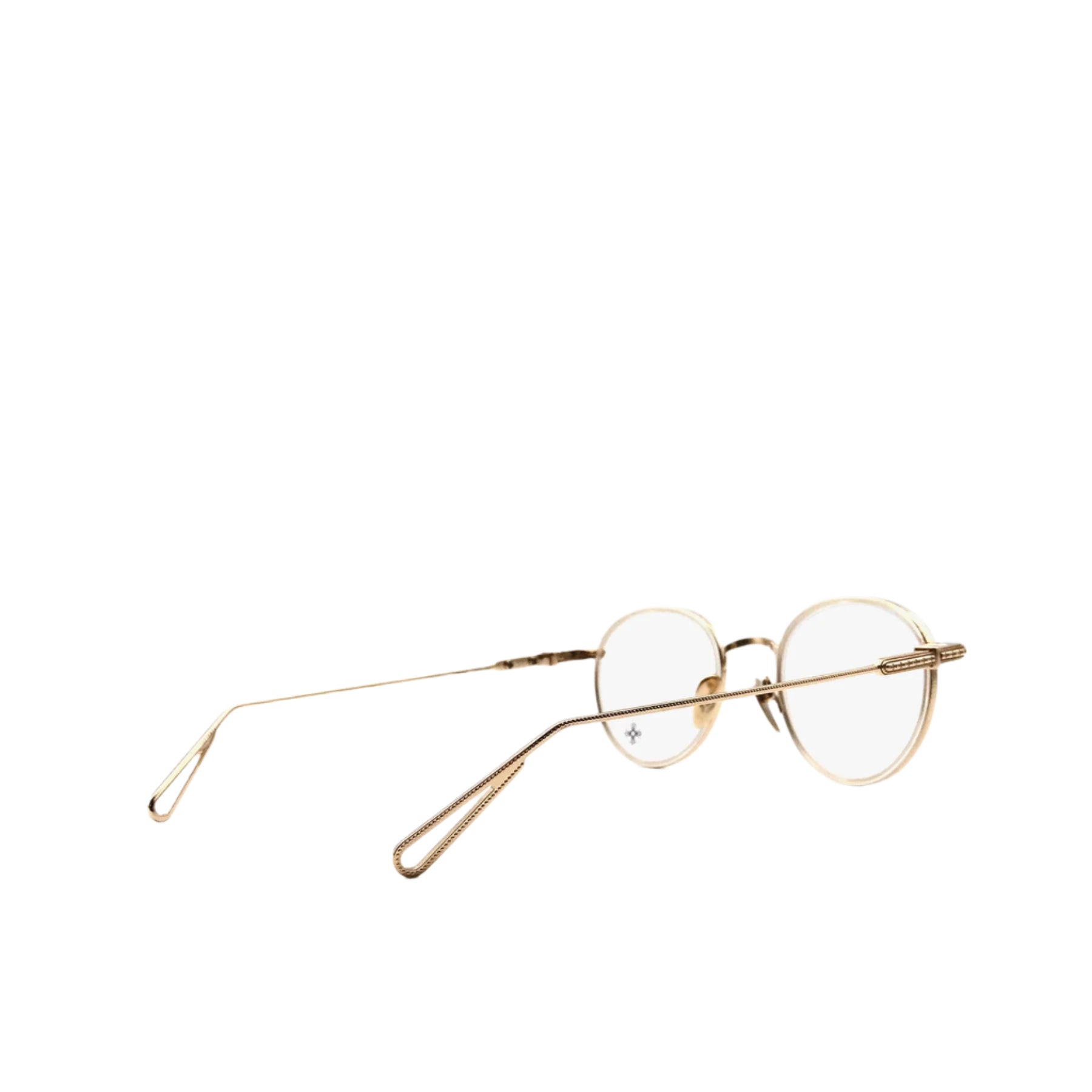 Chrome Hearts SEXCEL CRYS-GP Crystal & Gold Glasses Frame