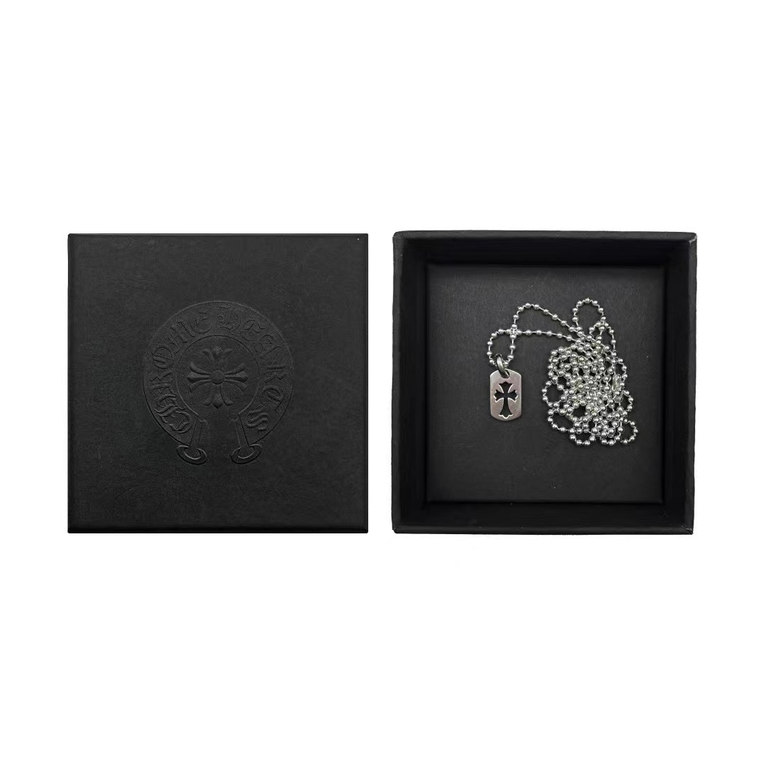 Chrome Hearts Siler Cross Tag Necklace 75cm - SHENGLI ROAD MARKET