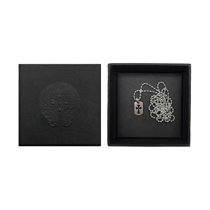 Chrome Hearts Siler Cross Tag Necklace 75cm - SHENGLI ROAD MARKET
