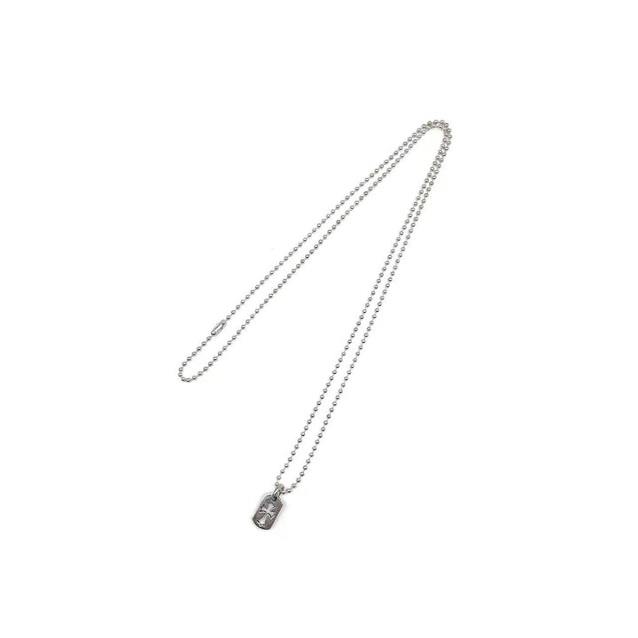 Chrome Hearts Siler Cross Tag Necklace 75cm - SHENGLI ROAD MARKET