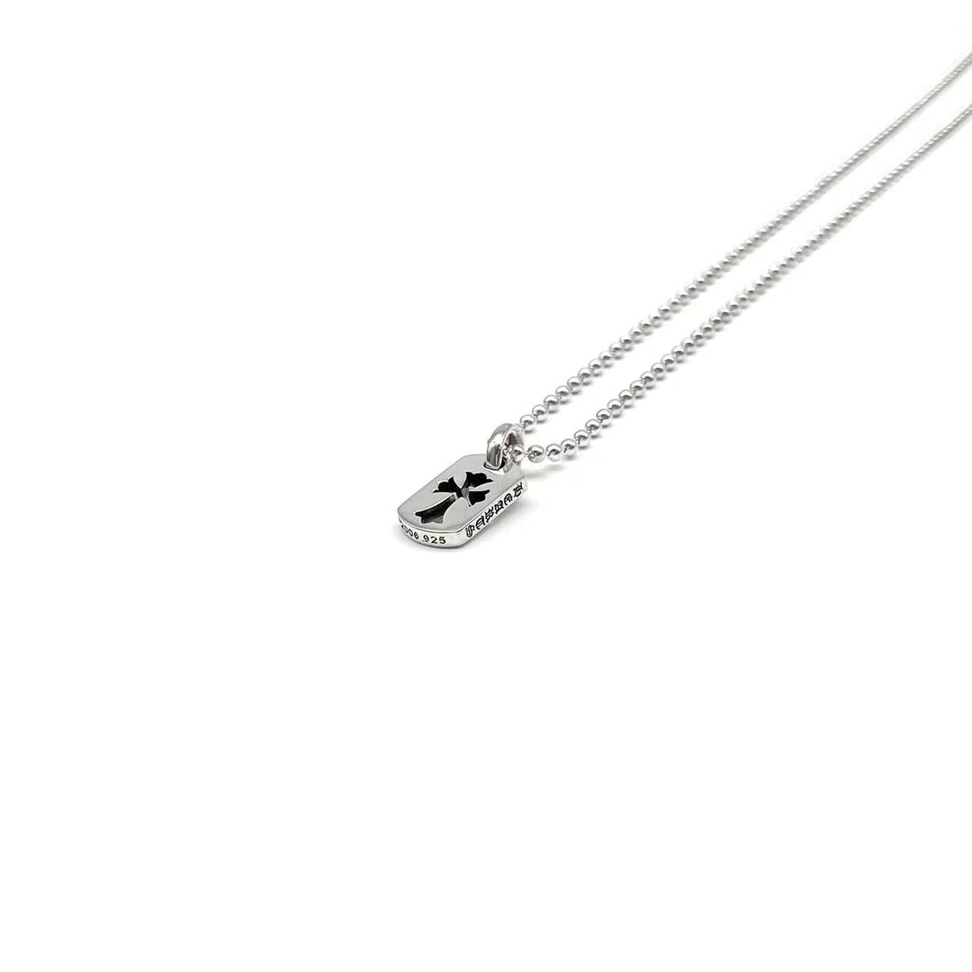 Chrome Hearts Siler Cross Tag Necklace 75cm - SHENGLI ROAD MARKET