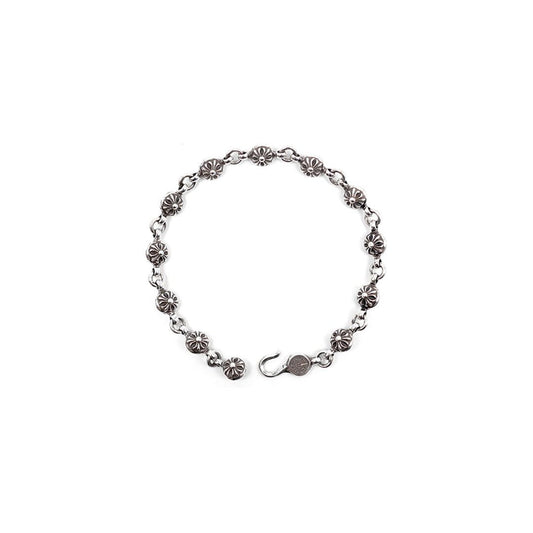 Chrome Hearts Silver Ball Cross Bracelet - SHENGLI ROAD MARKET