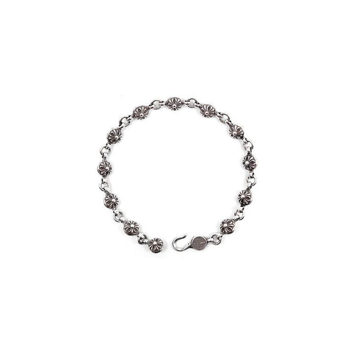 Chrome Hearts Silver Ball Cross Bracelet - SHENGLI ROAD MARKET