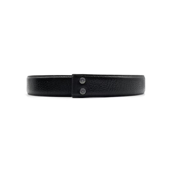 Chrome Hearts Silver Buckle Black Belt - SHENGLI ROAD MARKET