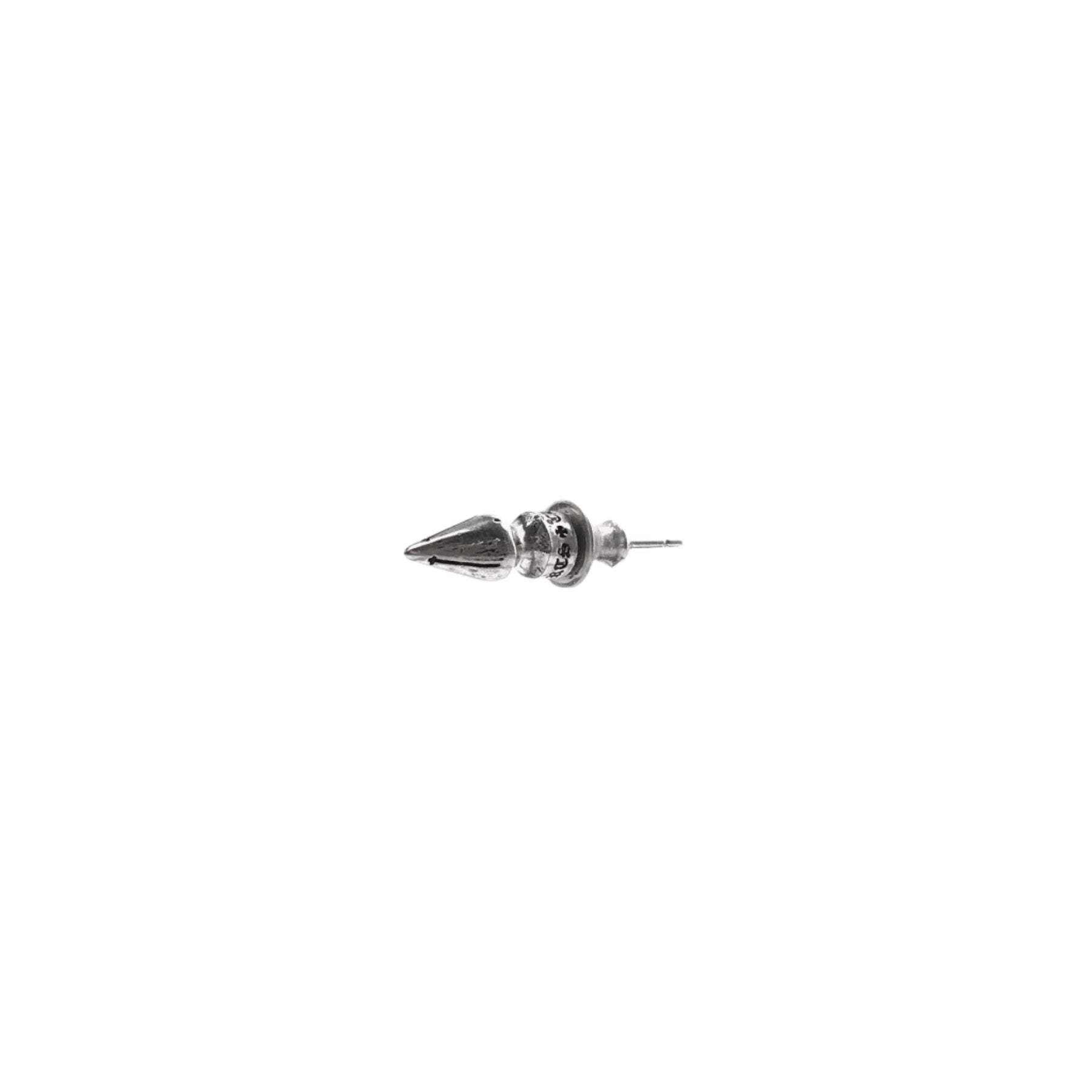 ♡心♡ Chrome Hearts Silver Bullet Earring Stud-SHENGLI ROAD MARKET