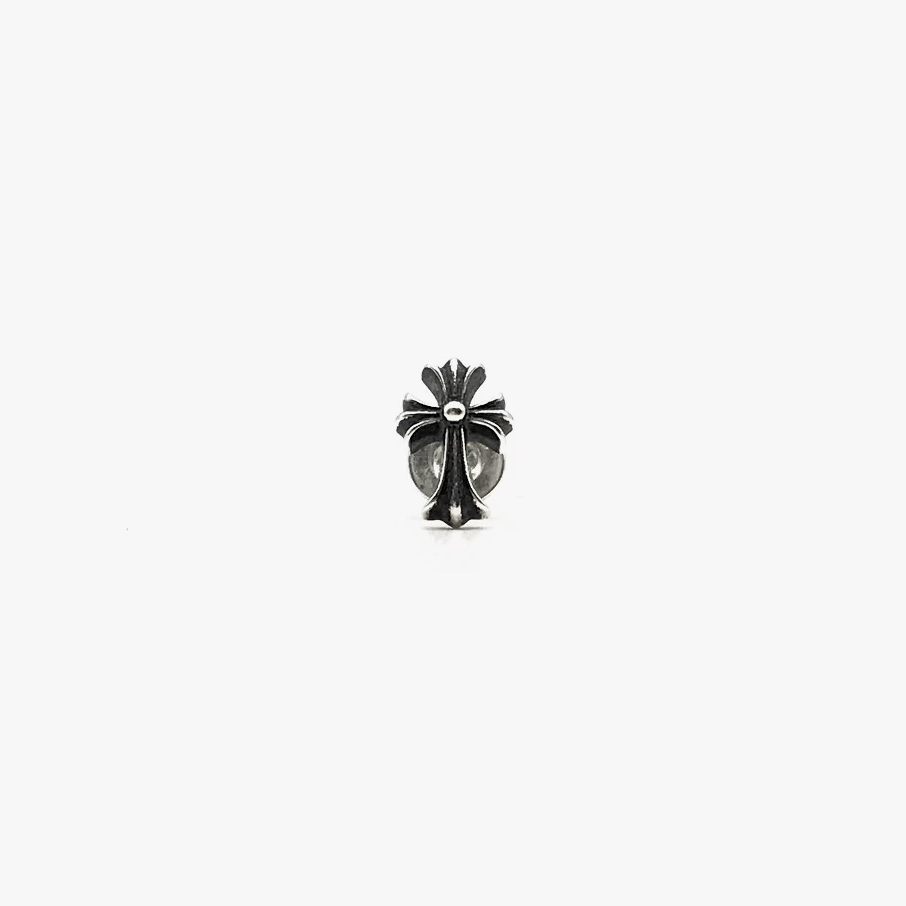 Chrome Hearts Silver Cross Earring Ear Stud - SHENGLI ROAD MARKET