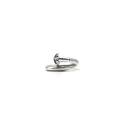Chrome Hearts Silver Cross Nail Ring - SHENGLI ROAD MARKET