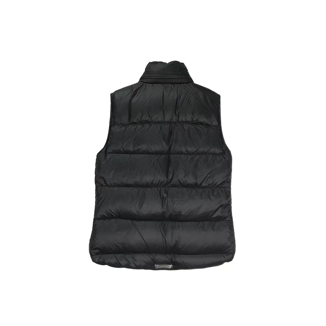 Chrome Hearts Silver Dagger Cross Ball Button Down Vest - SHENGLI ROAD MARKET