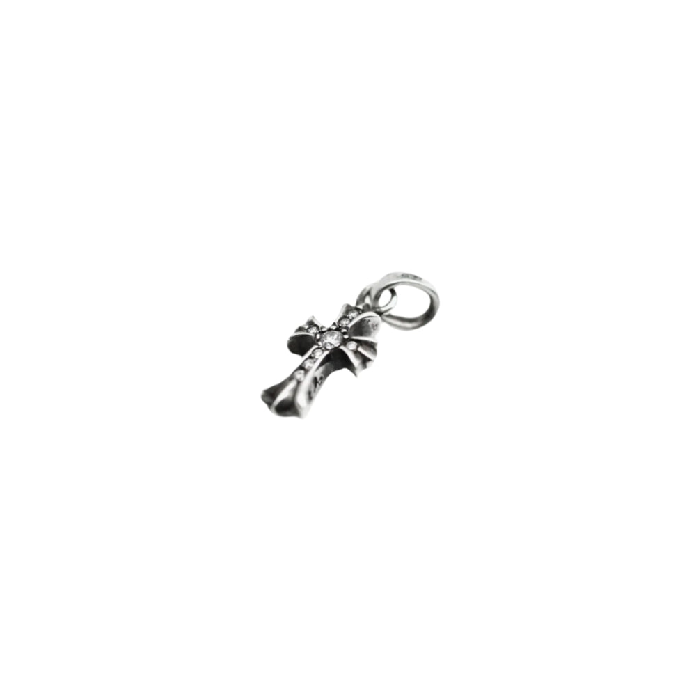 Chrome Hearts Silver Diamonds Babyfat Necklace Charm - SHENGLI ROAD MARKET