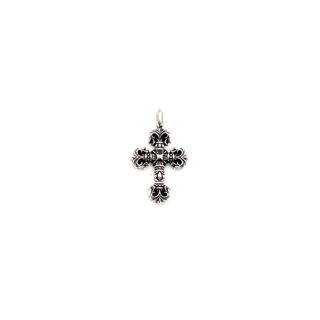 Chrome Hearts Silver Filigree Cross Charm - SHENGLI ROAD MARKET