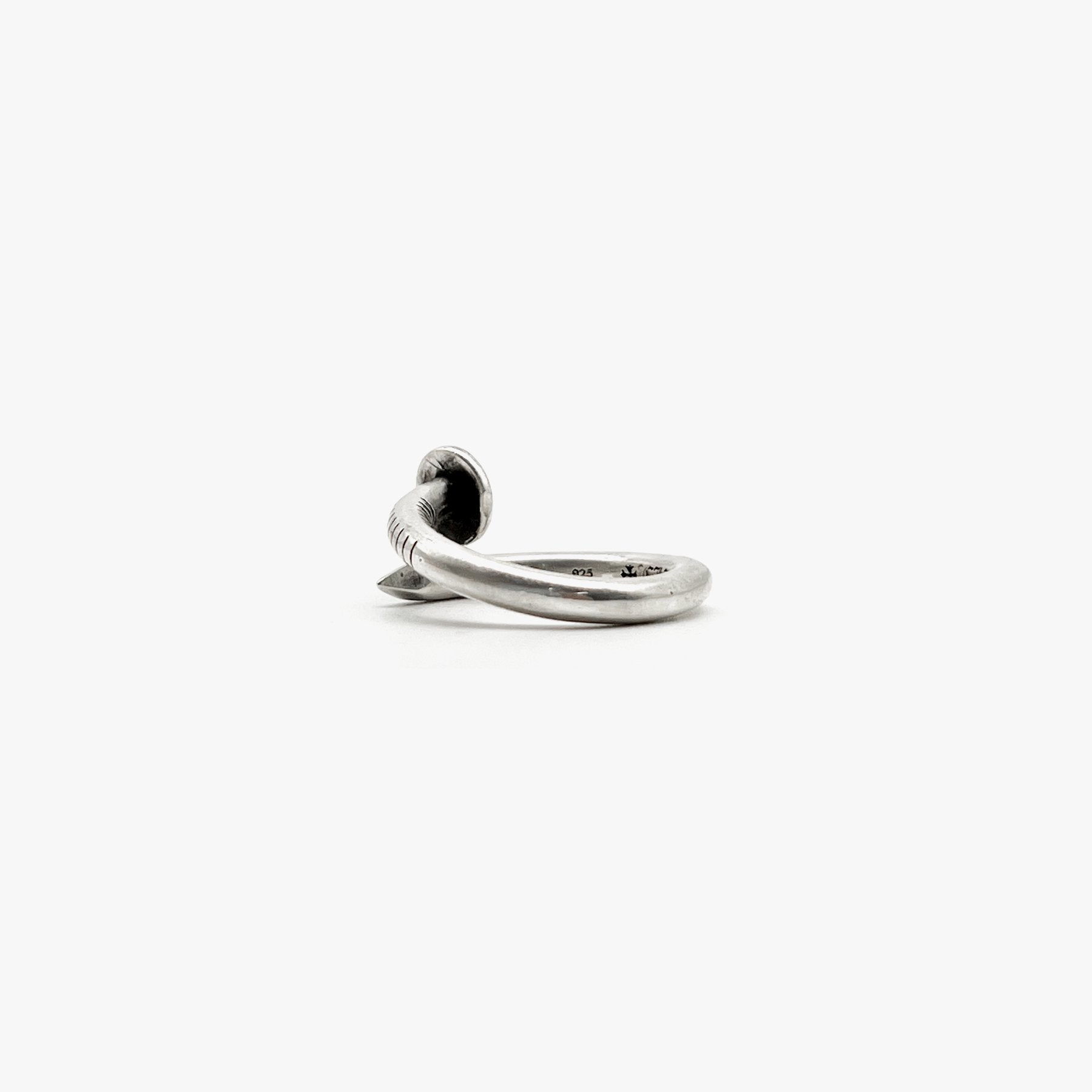 Chrome Hearts Silver Flat Nail Ring - SHENGLI ROAD MARKET