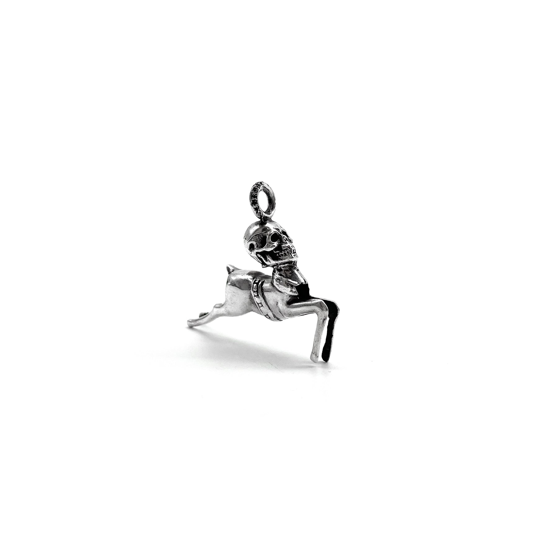 Chrome Hearts Silver Foti Exclusive Skull Deer Necklace Pendant - SHENGLI ROAD MARKET