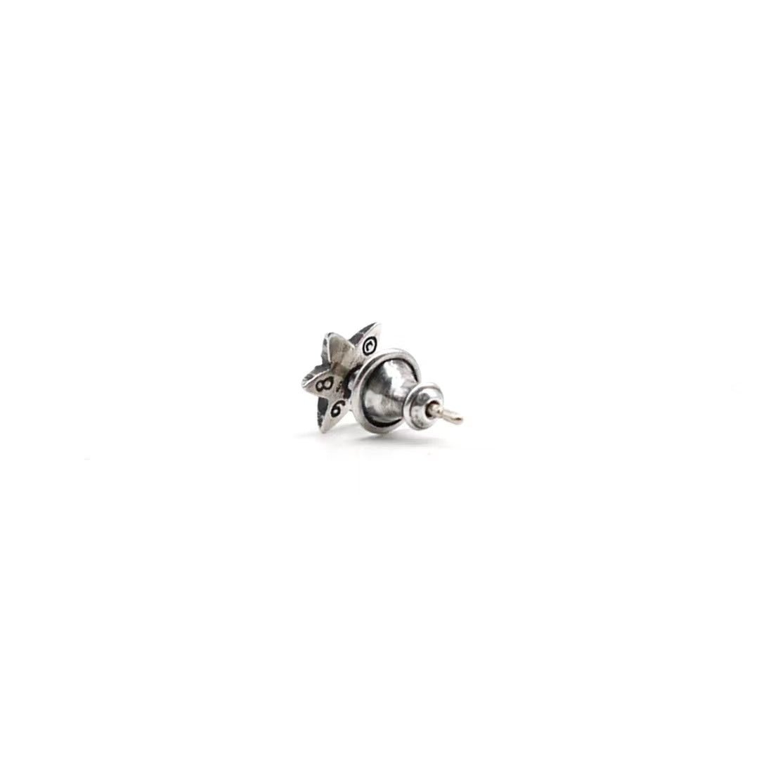 Chrome Hearts Silver Hexagram Earring Ear Stud - SHENGLI ROAD MARKET