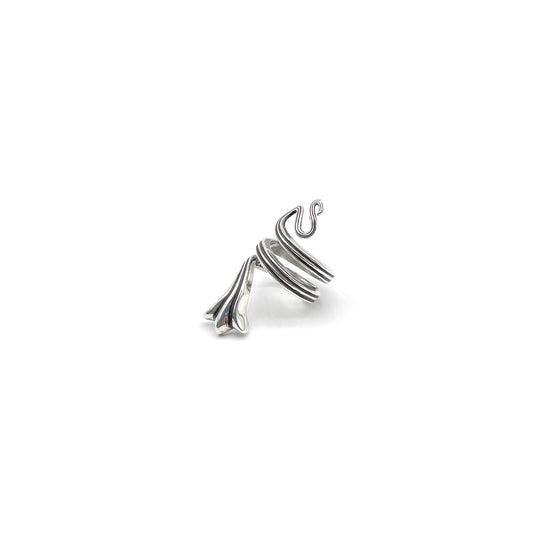 Chrome Hearts Silver Iris Serpentine Ring - SHENGLI ROAD MARKET