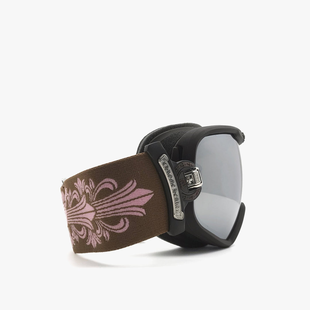 Chrome Hearts SILVER MORNING Classic Brown Ski Goggles - SHENGLI ROAD MARKET