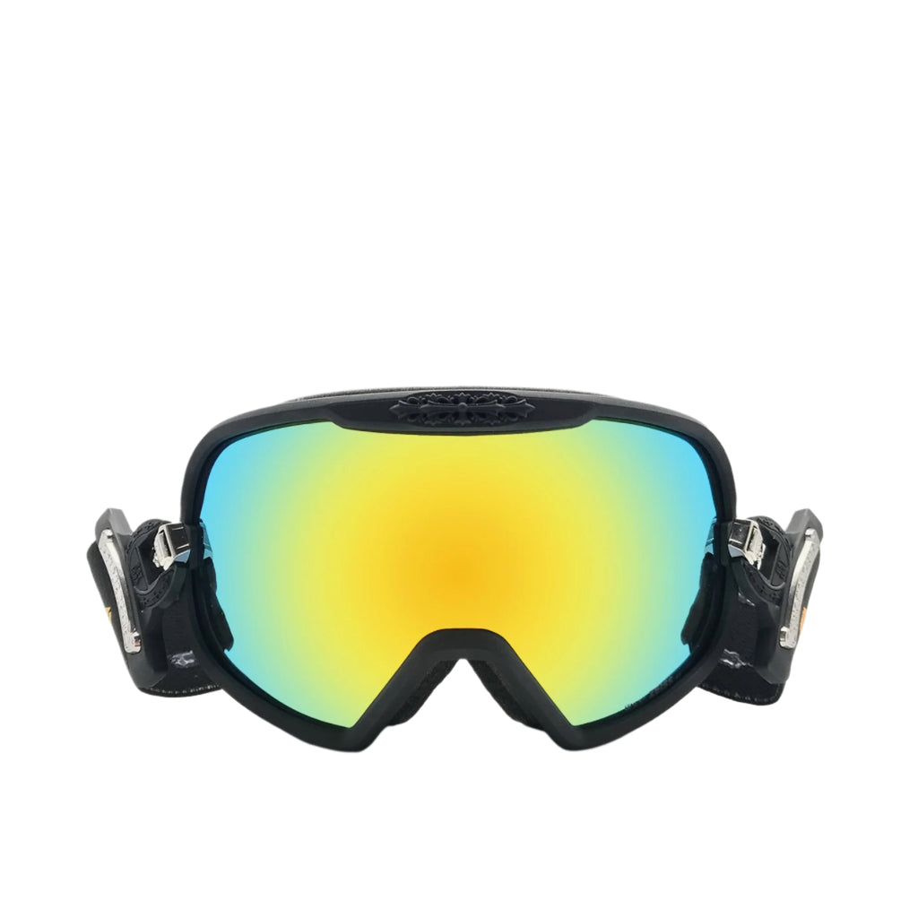 Chrome Hearts SILVER MORNING Faded Black Ski Goggles - SRM