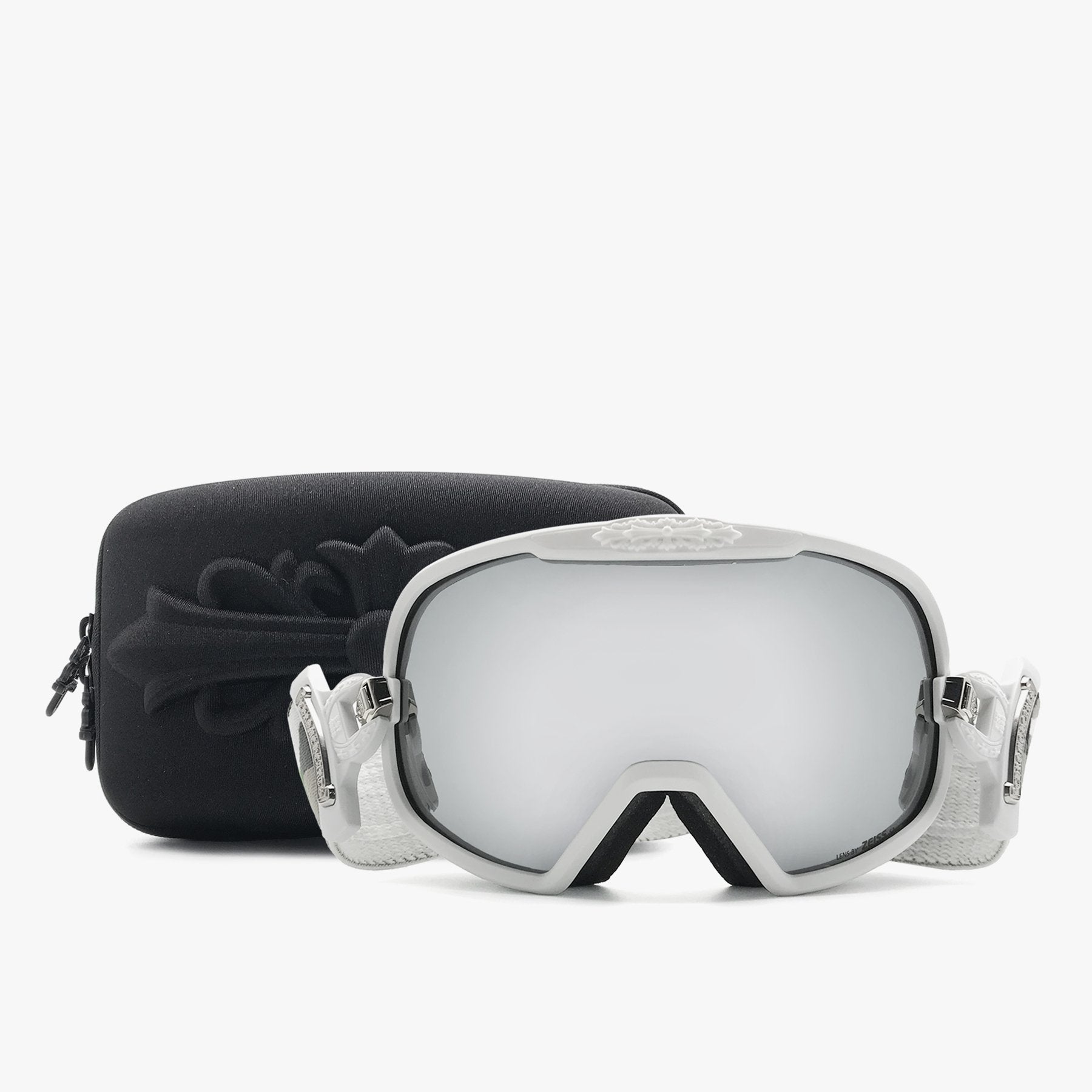 Chrome Hearts SILVER MORNING White Out Ski Goggles