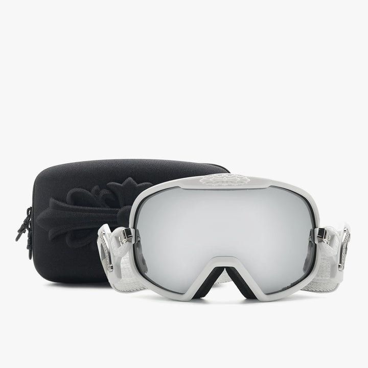 Chrome Hearts SILVER MORNING White Out Ski Goggles - SHENGLI ROAD MARKET