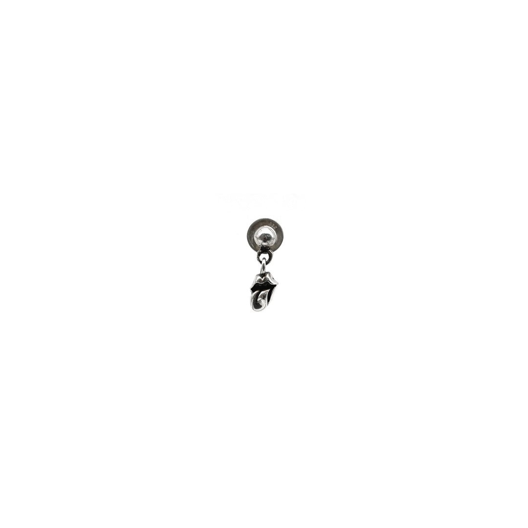 Chrome Hearts Silver Rolling Stone Drop Earring - SHENGLI ROAD MARKET